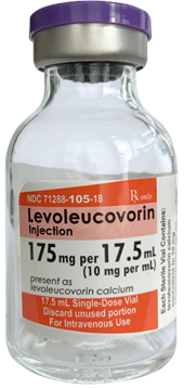 Levoleucovorin Injection, 175 mg per 17.5 mL 